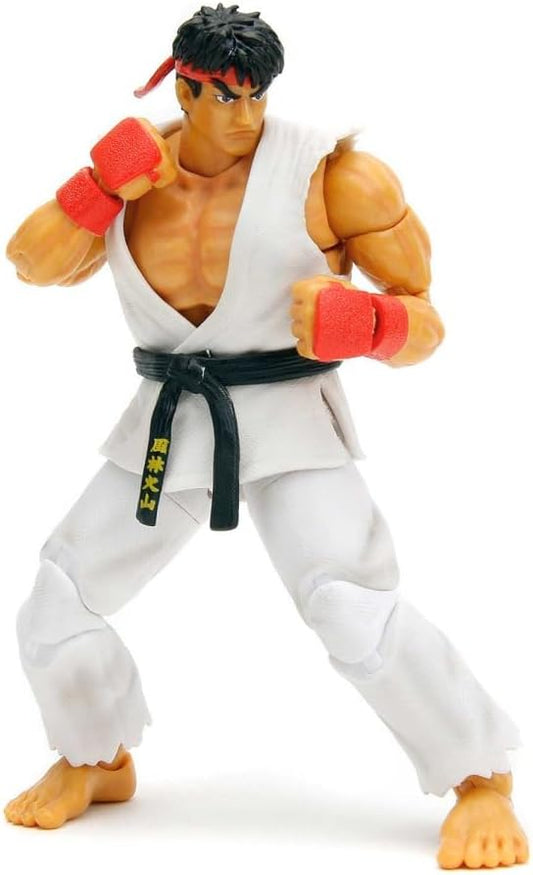 Jada Toys Street Fighter Ryu Action Figure 6-Inch Size