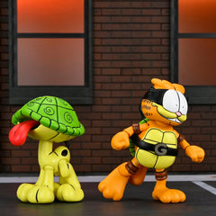 [Pre-Order] Teenage Mutant Ninja Turtles (Archie Comics) x Garfield - Ultimate Garfello & Odie 7” Scale Action Figures