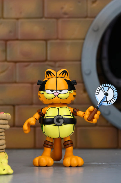 Teenage Mutant Ninja Turtles (Archie Comics) x Garfield - Ultimate Garfello & Odie 7” Scale Action Figures