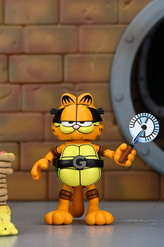 [Pre-Order] Teenage Mutant Ninja Turtles (Archie Comics) x Garfield - Ultimate Garfello & Odie 7” Scale Action Figures