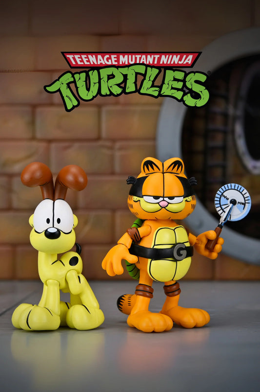[Pre-Order] Teenage Mutant Ninja Turtles (Archie Comics) x Garfield - Ultimate Garfello & Odie 7” Scale Action Figures