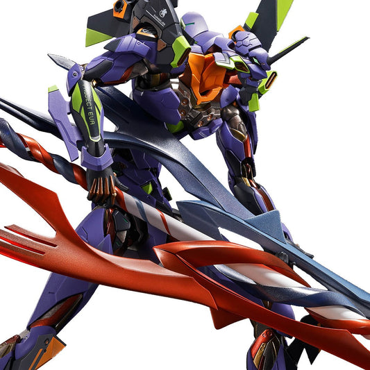 Evangelion Test Type-01 30th Anniversary with Spear Gaius Metal Build Action Figure