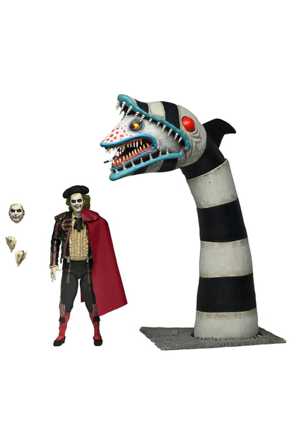 Beetlejuice: Beetlejuice - Ultimate Matador Beetlejuice & Sandworm 7" Scale Action Figure 2-Pack