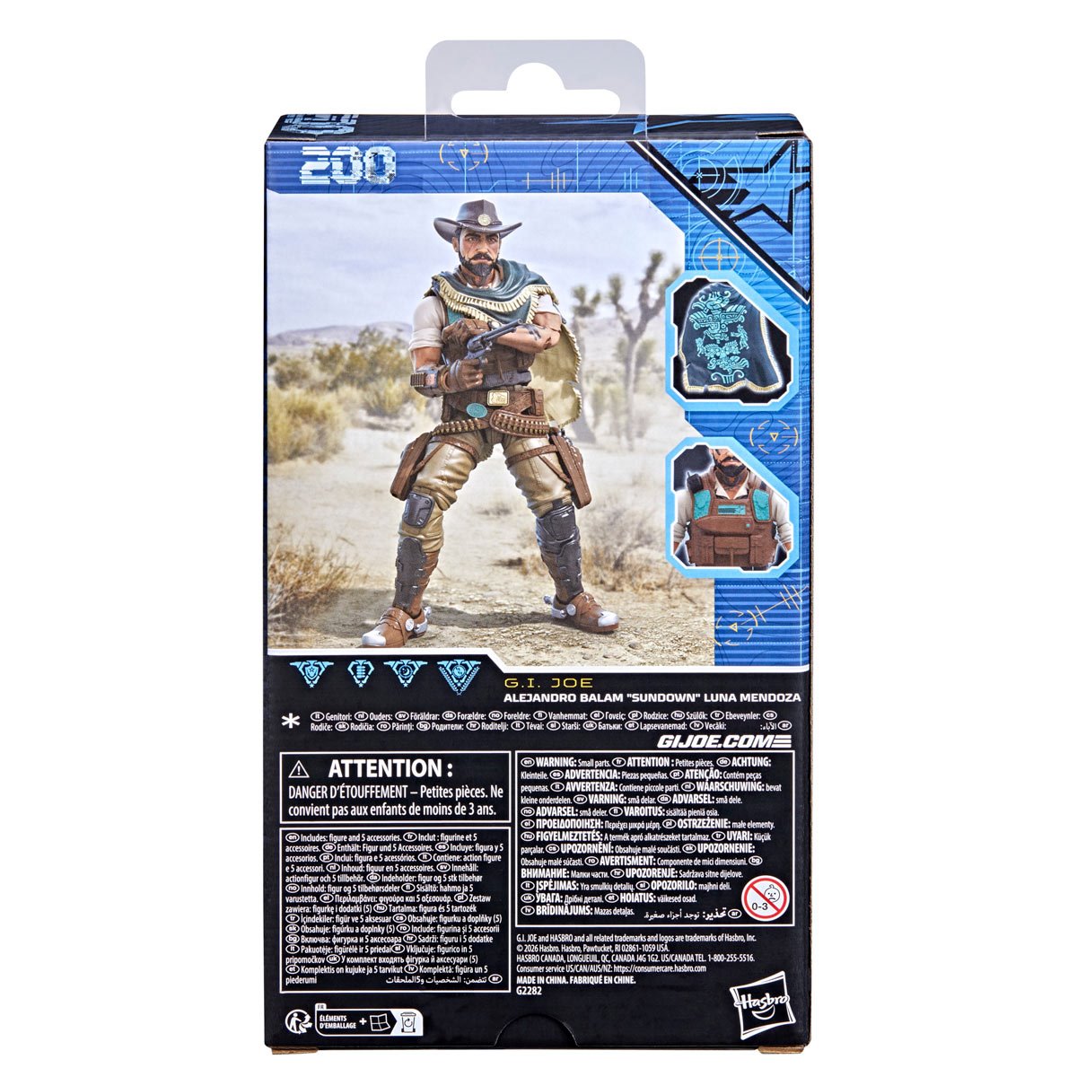 G.I. Joe Classified Series #200 Alejandro Balam Sundown Luna Mendoza 6-Inch Action Figure