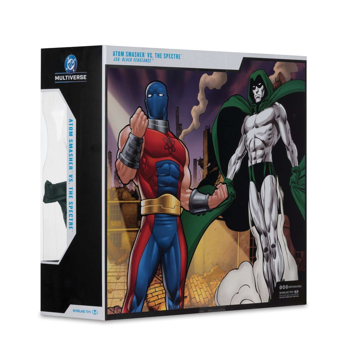 DC Multiverse Atom Smasher Megafig vs. The Spectre JSA: Black Vengeance Action Figure 2-Pack