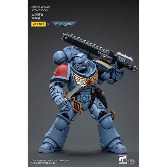 [Pre-Order] Warhammer 40,000 Space Wolves Intercessors 1:18 Scale Action Figure