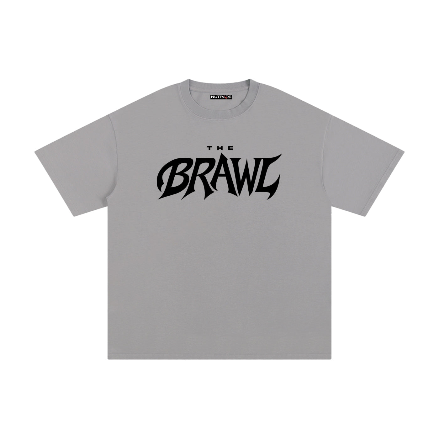 The Brawl - Unisex Loose Fit Pure Cotton T-Shirt Grey