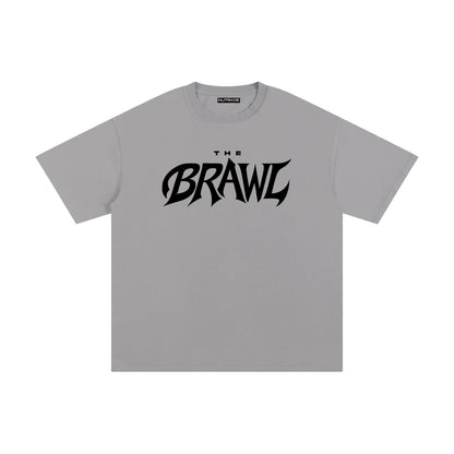 The Brawl - Unisex Loose Fit Pure Cotton T-Shirt Grey