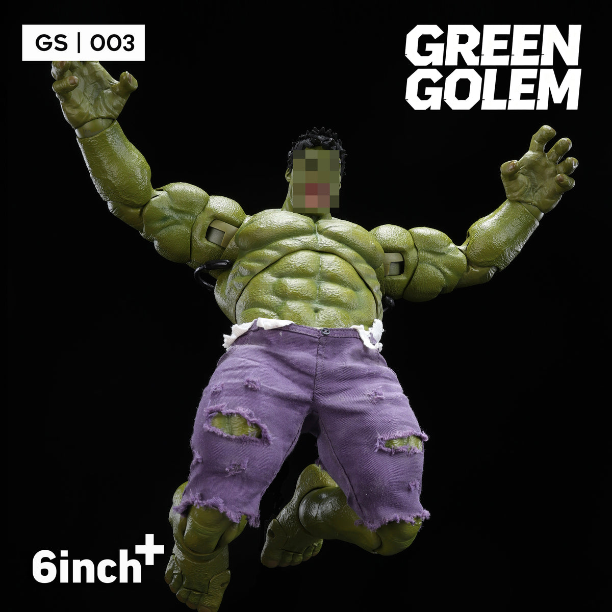 6Inch+ Green Golem GS003 1/12 Action Figure