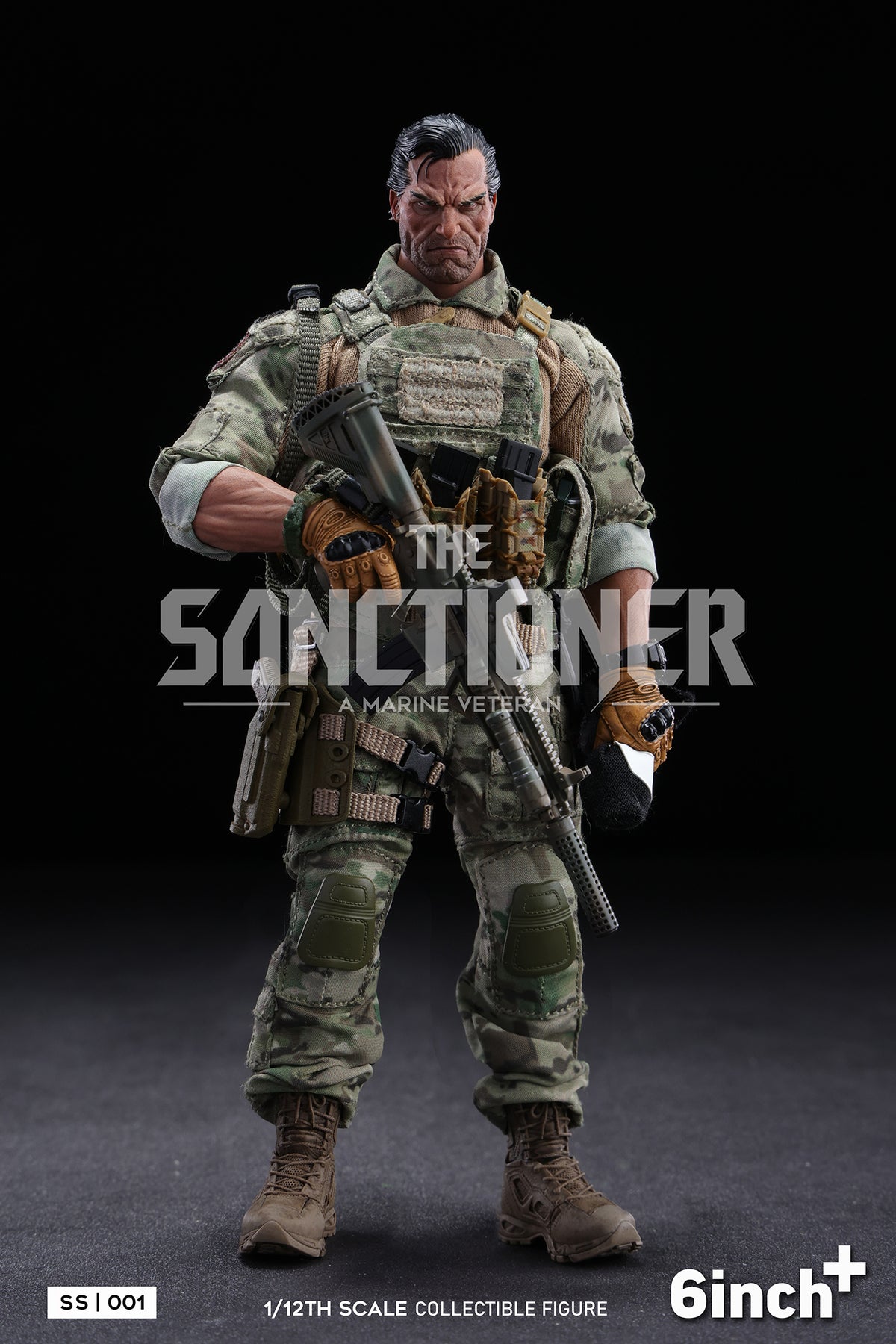 6Inch+ The Sanctioner SS001 1/12 Action Figure