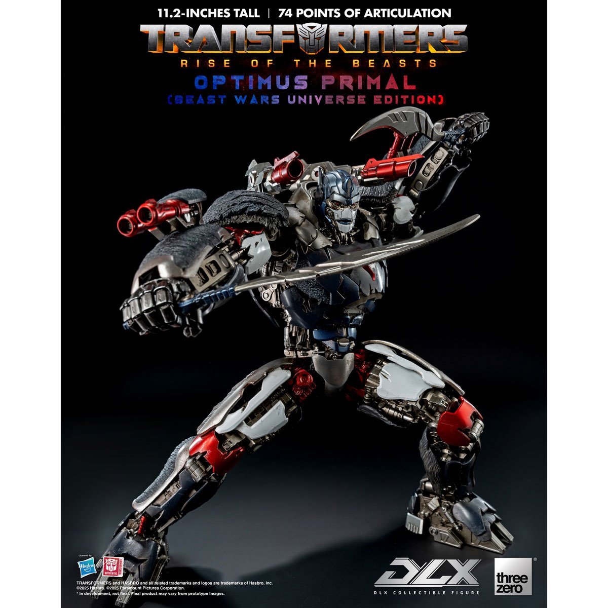 Transformers: Rise of the Beasts Optimus Primal Beast Wars Universe Edition DLX Action Figure