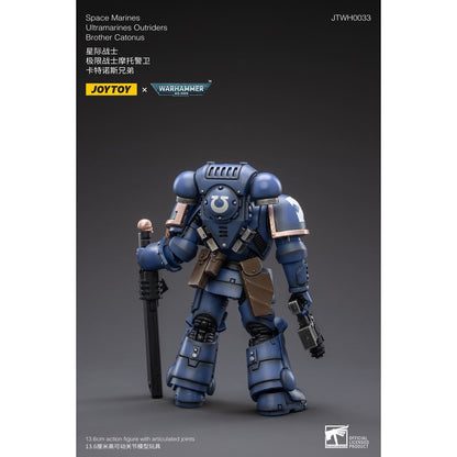 Warhammer 40,000 Space Marines Ultramarines Outriders Brother Catonus 1:18 Scale Action Figure