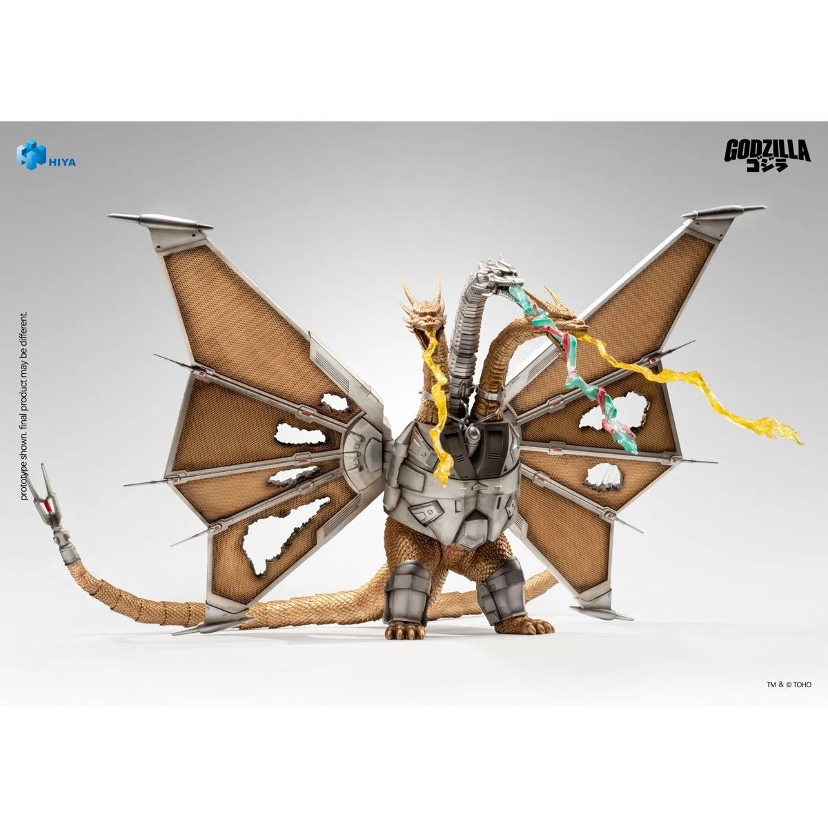 Godzilla vs. King Ghidorah Mechanical King Ghidorah Battle Damaged Exquisite Basic Series None Scale Action Figure
