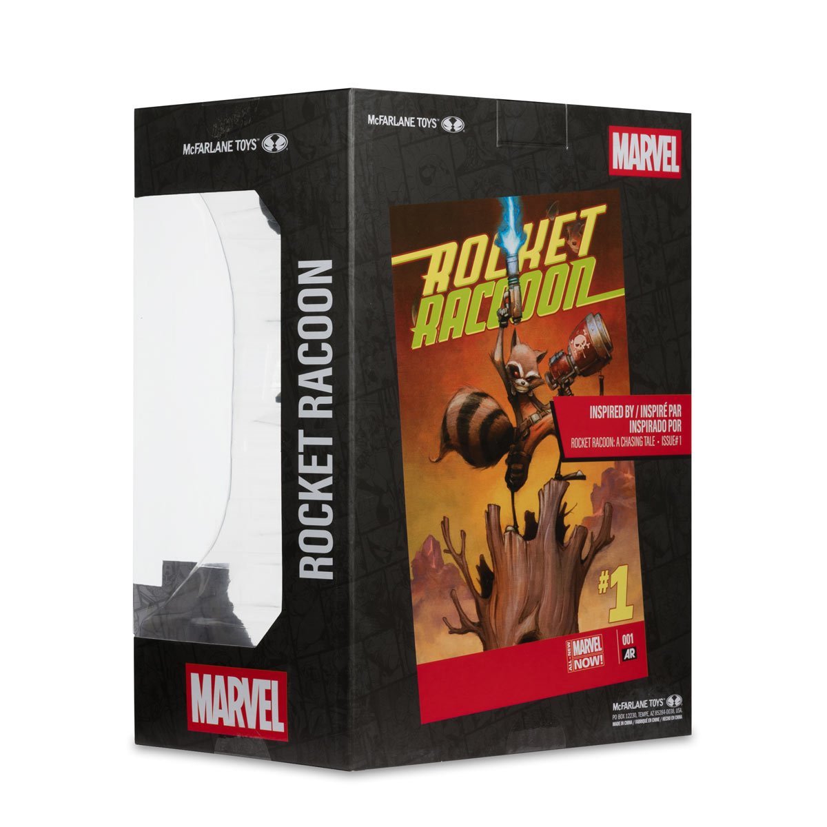 Marvel Rocket Racoon A Chasing Tale #1 1:6 Scale Posed Figure with Scene and Comic