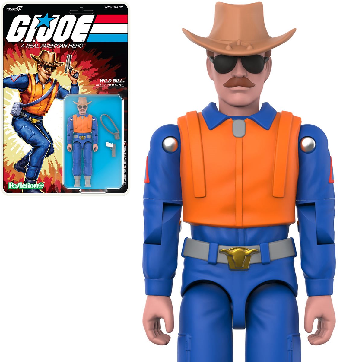 G.I. Joe Wild Bill (Cartoon) 3 3/4-Inch ReAction+ Figure