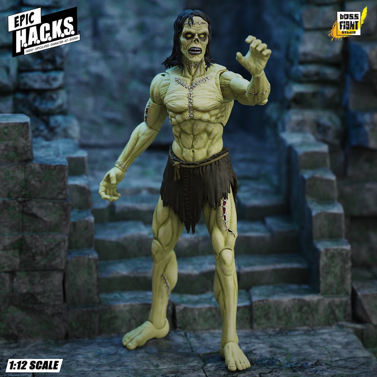 Epic H.A.C.K.S. Creatures Wave 1 Frankenstein's Monster: Undead Creature 1:12 Scale Action Figure