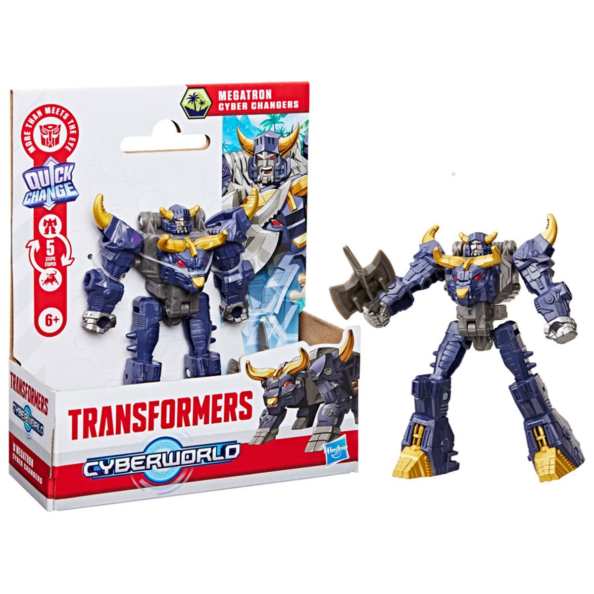 Transformers Cyberworld Megatron Cyber Changers 4-Inch Action Figure