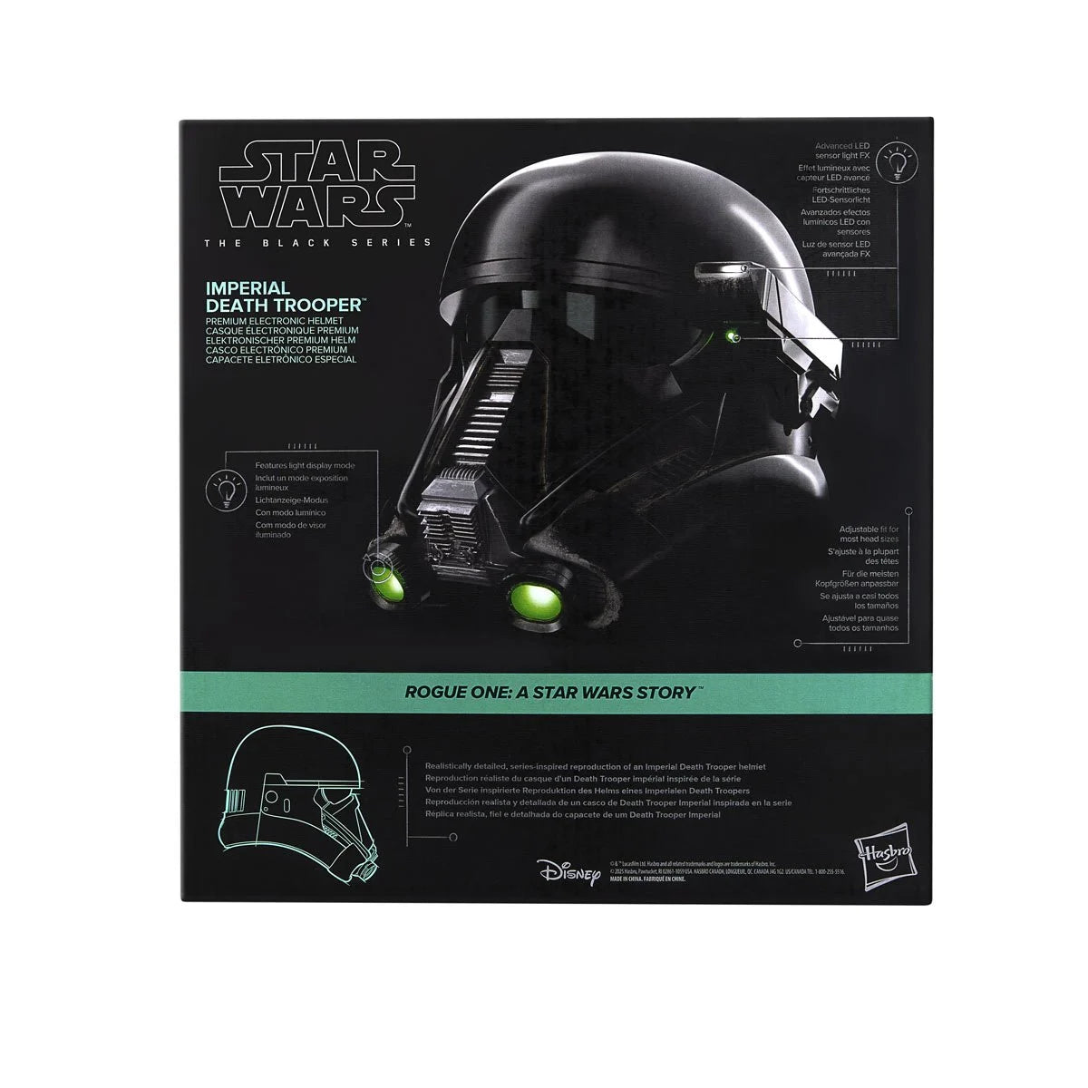 Star Wars The Black Series Death Trooper Wearable Electronic Helmet