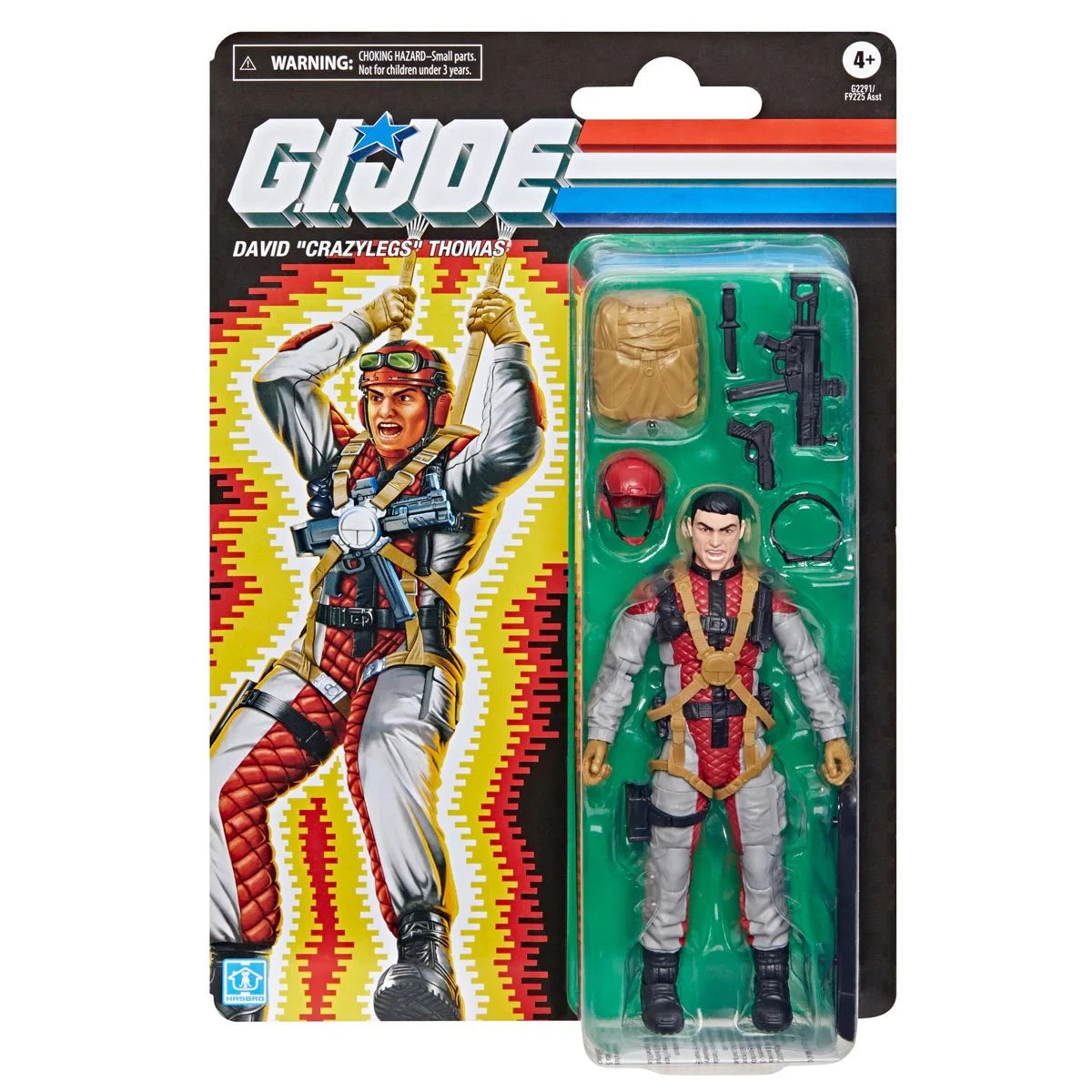 G.I. Joe Classified Series Retro Cardback David Crazylegs Thomas 6-Inch Action Figure
