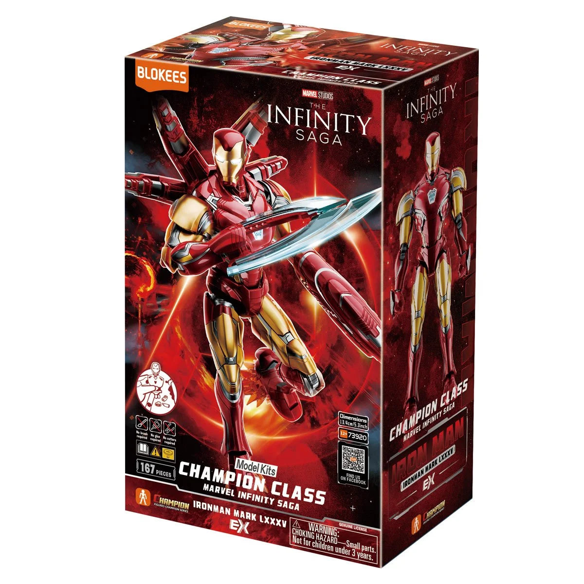 Marvel Infinity Saga Iron Man MK85 EX Champion Class CC01-EX Model Kit