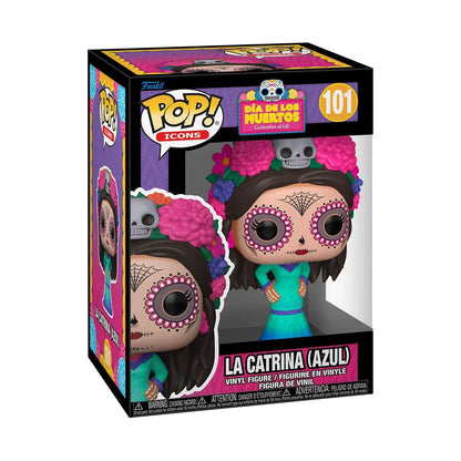 Pop! Icons: Barbie Dia de Los Muertos La Catrina (Azul)