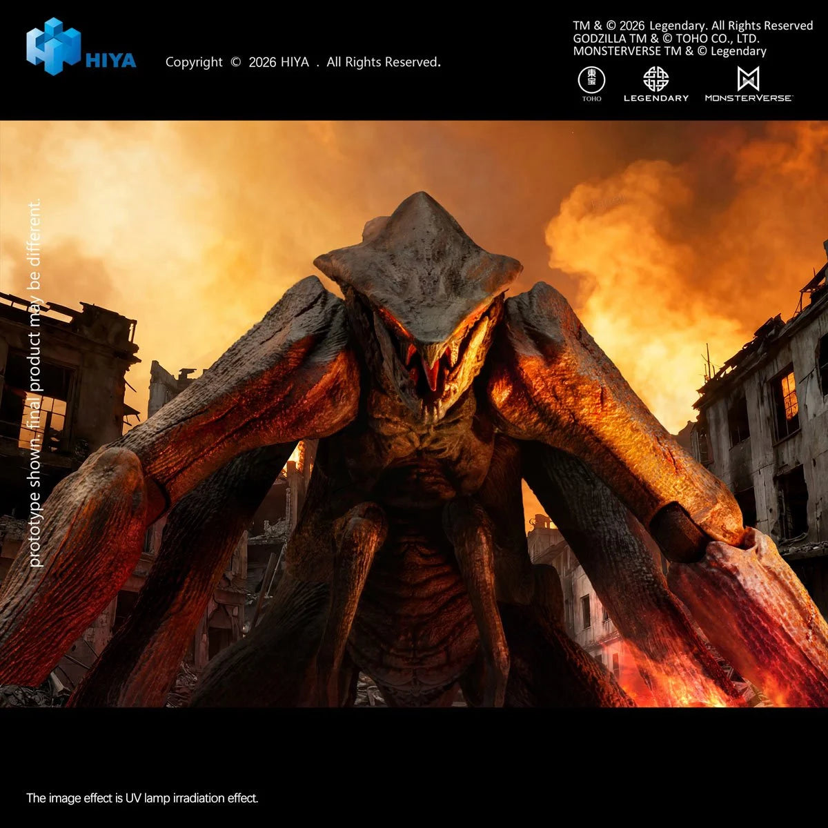 Godzilla King of the Monsters Super Articulated Muto Exquisite Basic Series Non Scale Action Figure