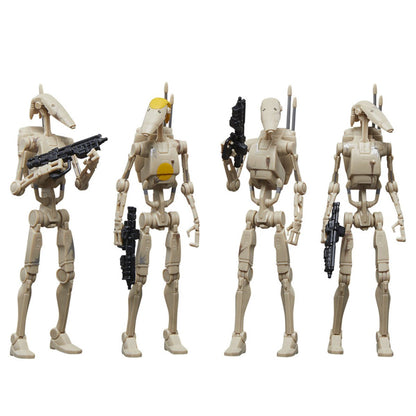 Star Wars The Vintage Collection Battle Droid 3 3/4-Inch Action Figures 4-Pack