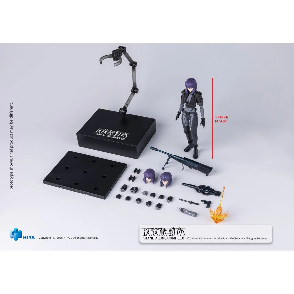 Ghost in the Shell: Stand Alone Complex Motoko Kusanagi Combat Suit Exquisite Super Series 1:12 Scale Action Figure
