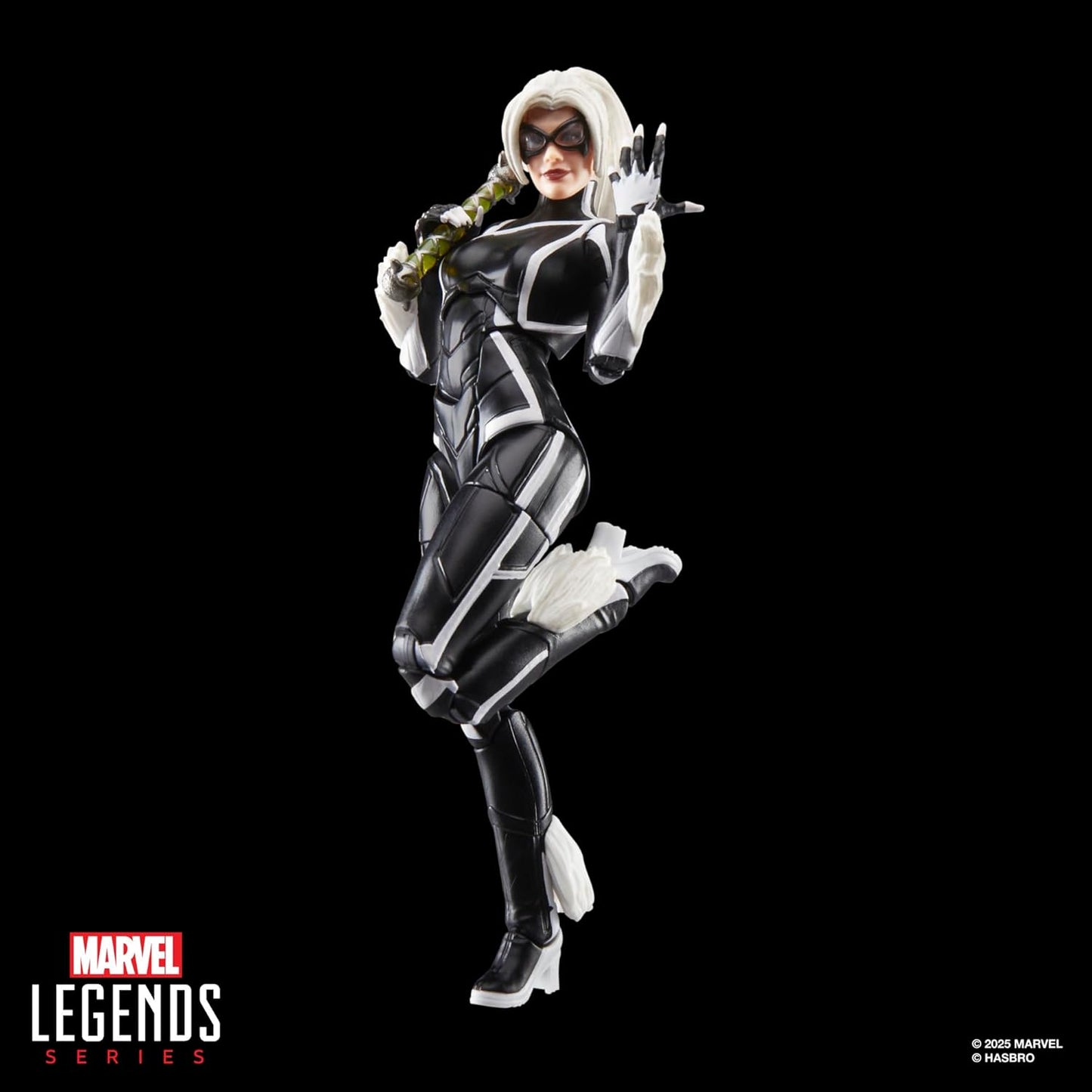 Spider-Man Marvel Legends Series Gamerverse Black Cat Felicia Hardy, 2 Video Game-Inspired Collectible 6 Inch Action Figure