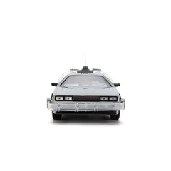 Hollywood Rides Back to the Future Time Machine 40th Anniversary 1:24 Scale Die-Cast Metal Vehicle