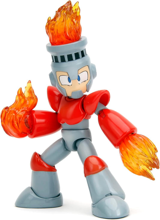 Mega Man 4" Fire Man - 1:12 Scale Action Figure