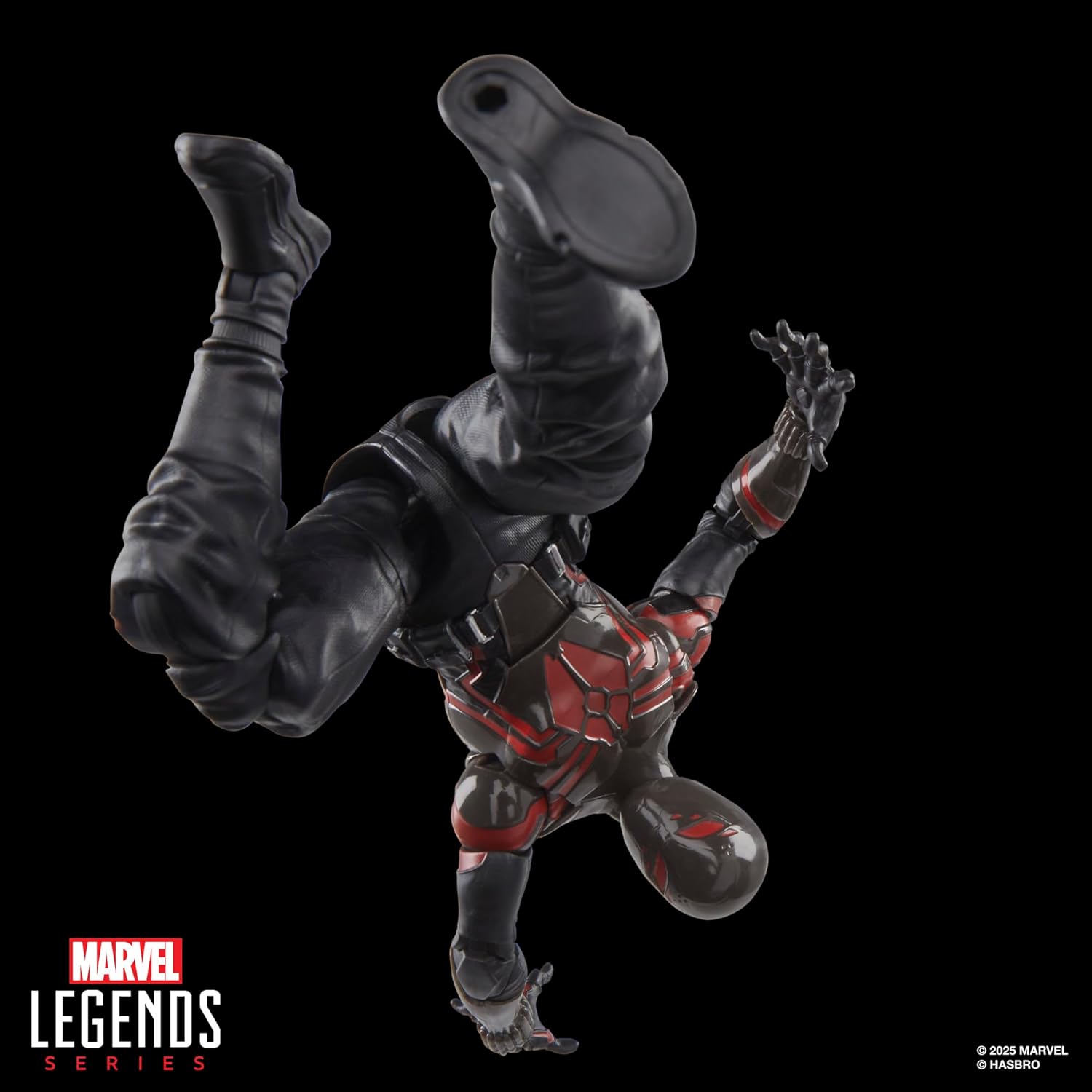 Spider-Man Marvel Legends Series Gamerverse Miles Morales Brooklyn 2099 Suit, 2 Video Game -Inspired Collectible 6 Inch Action Figure