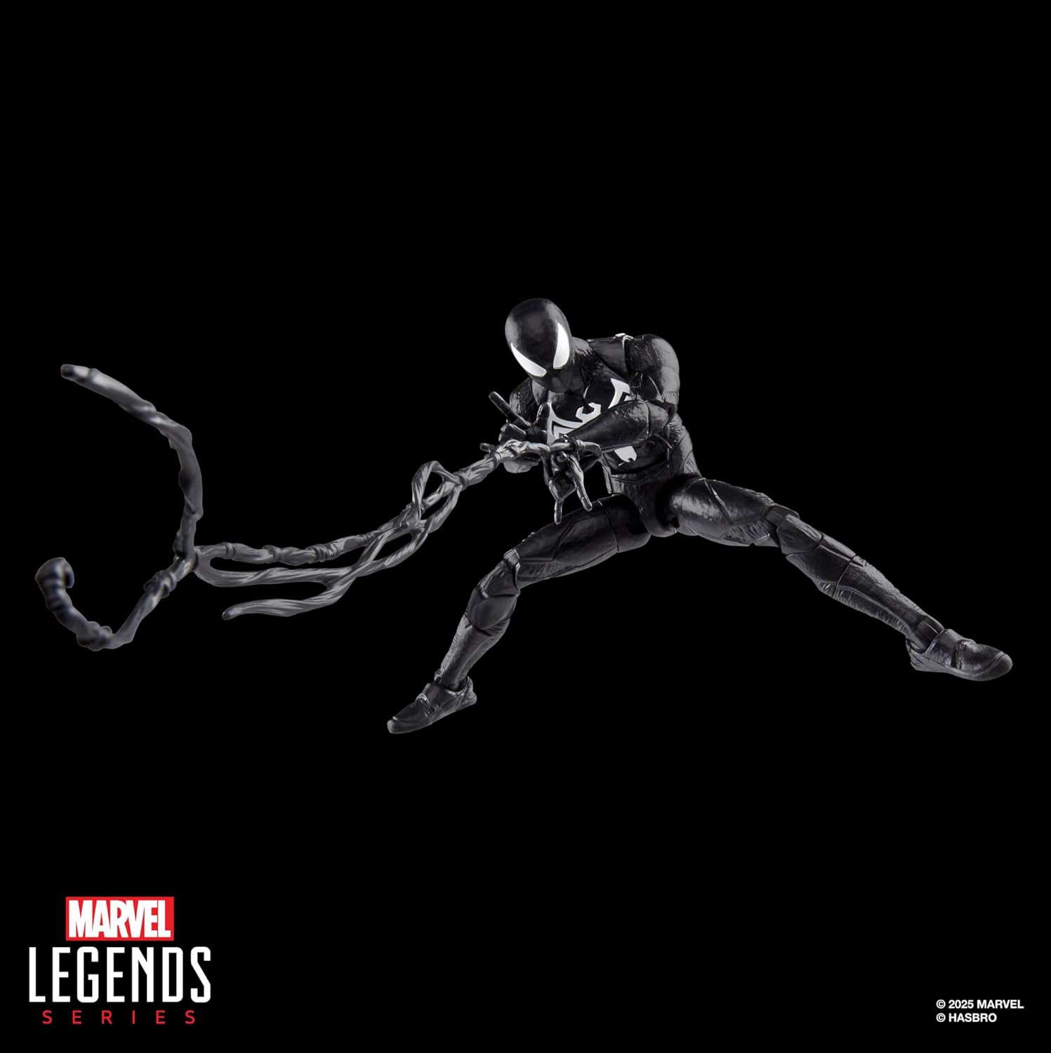 Spider-Man Marvel Legends Series Gamerverse Peter Parker Black Suit, 2 Video Game-Inspired Collectible 6 Inch Action Figure