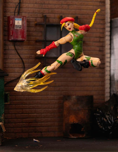 Collectible Figures Compatible with Jada Toys Street Fighter II Cammy Action Figure, 6 inches, 1:12 Scale, Interchangeable Heads, Hands & Accessories 34690
