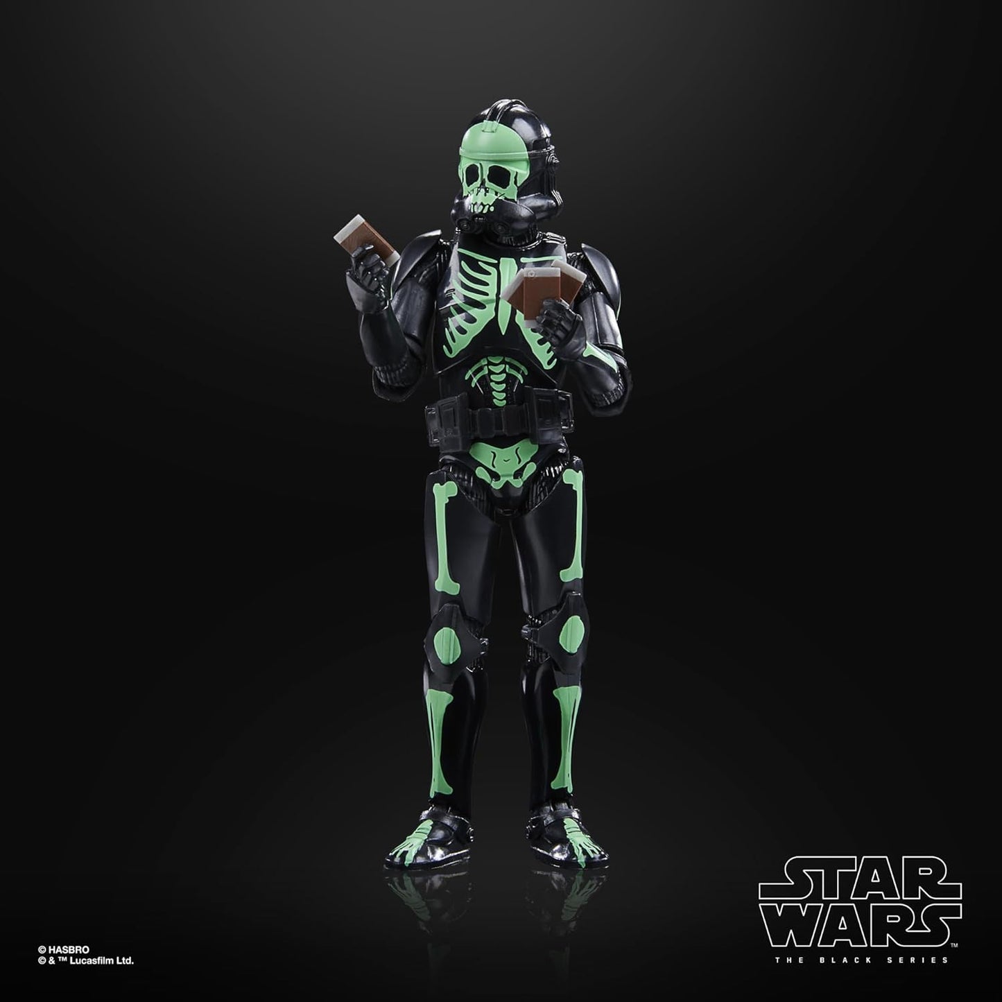 Star Wars The Black Series Clone Trooper (Halloween Edition) and PORG Toys, 6-Inch-Scale Holiday-Themed Collectible Figures