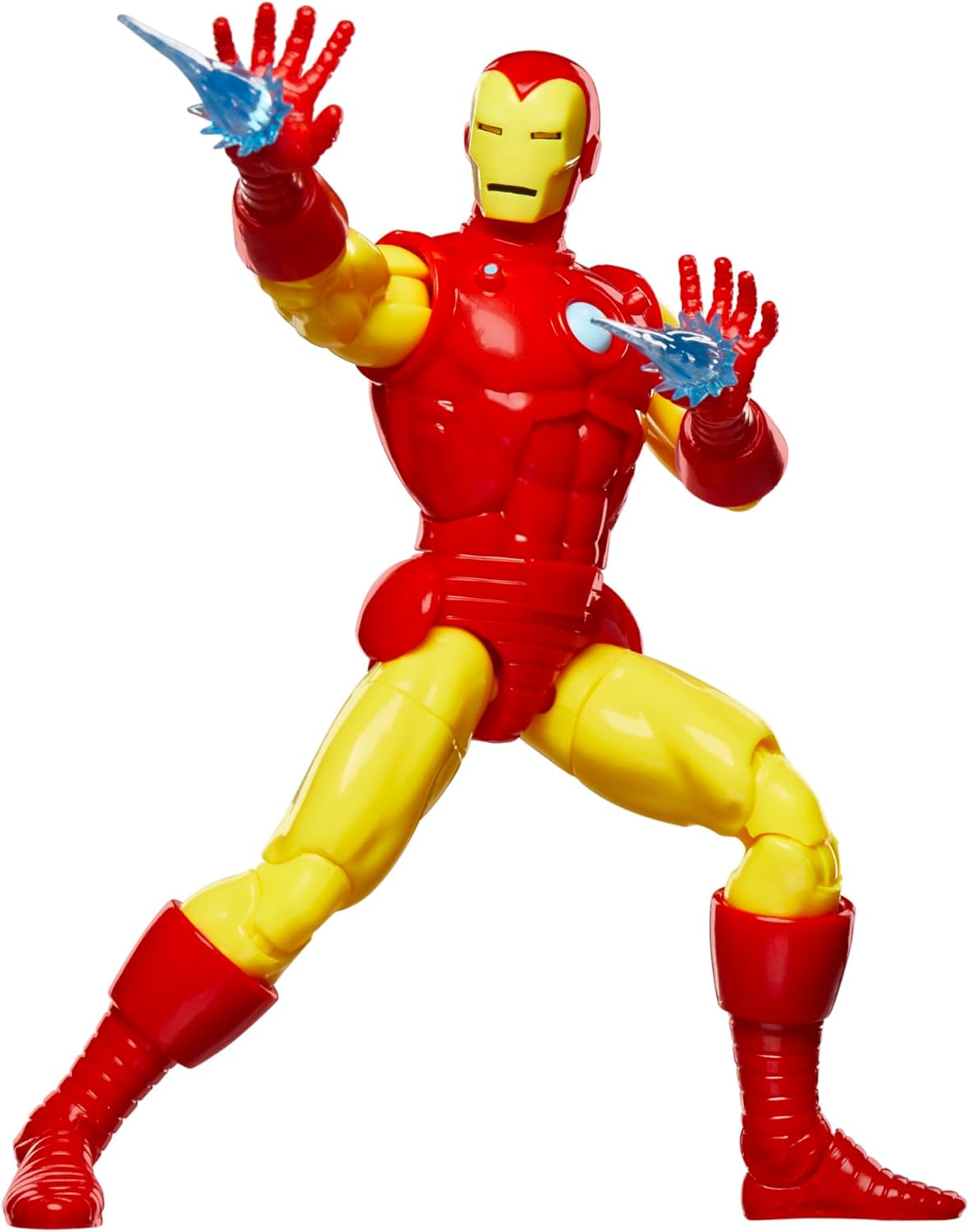 Marvel Legends Series Iron Man, Avengers Retro Comics Secret Wars Collectible 6 Inch Action Figure with Shield