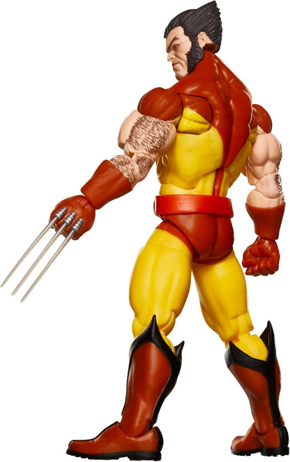 Marvel Legends Series Wolverine, X-Men Retro Comics Secret Wars Collectible 6 Inch Action Figure with Shield