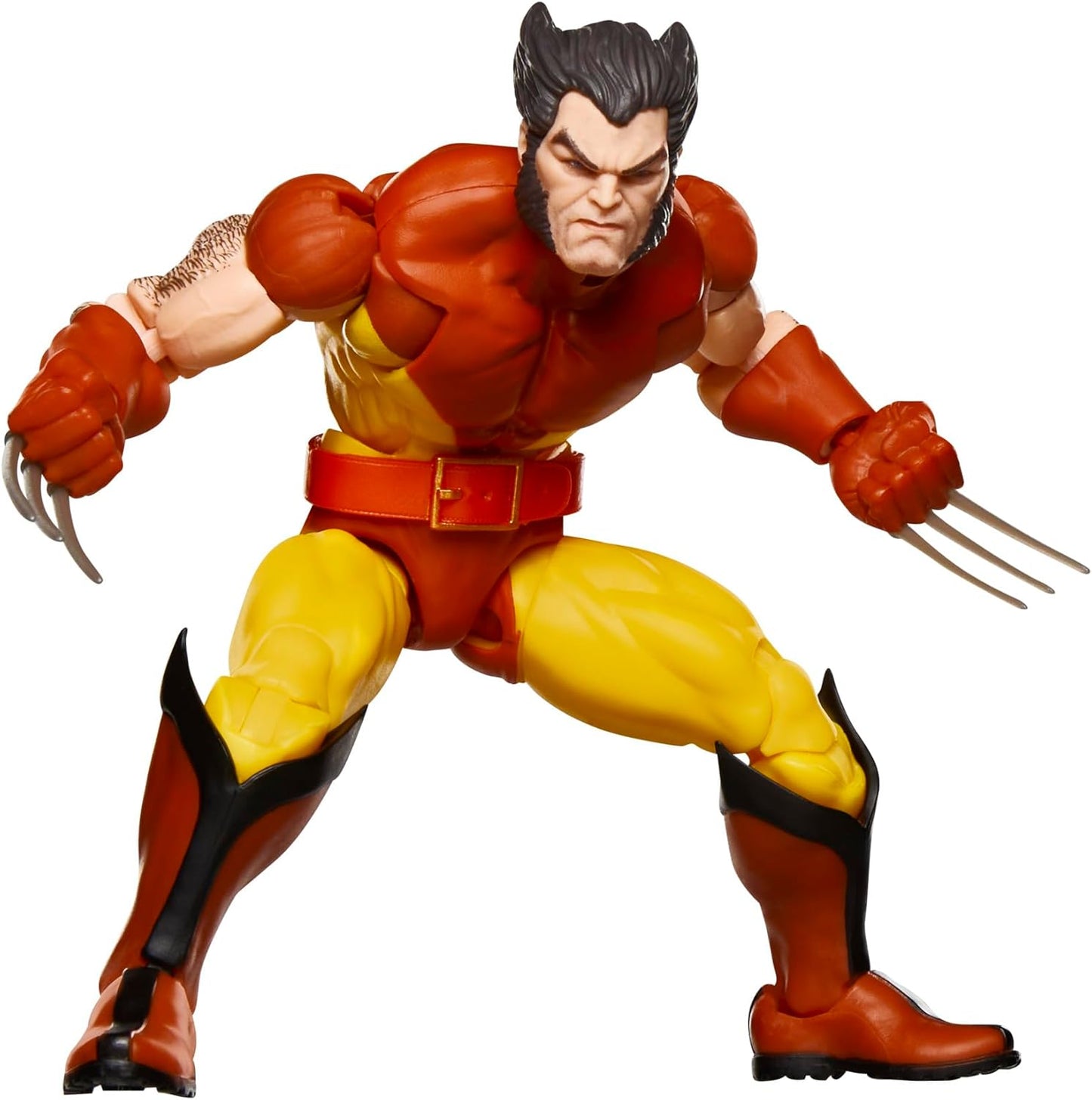 Marvel Legends Series Wolverine, X-Men Retro Comics Secret Wars Collectible 6 Inch Action Figure with Shield