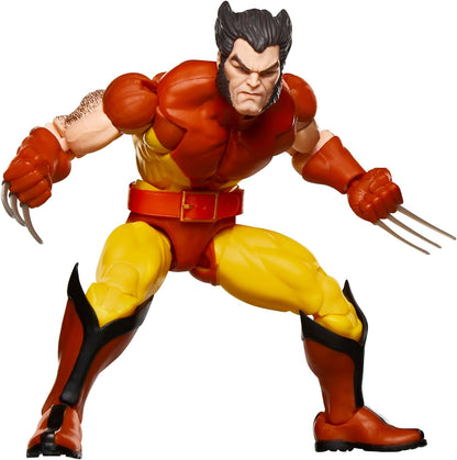 Marvel Legends Series Wolverine, X-Men Retro Comics Secret Wars Collectible 6 Inch Action Figure with Shield