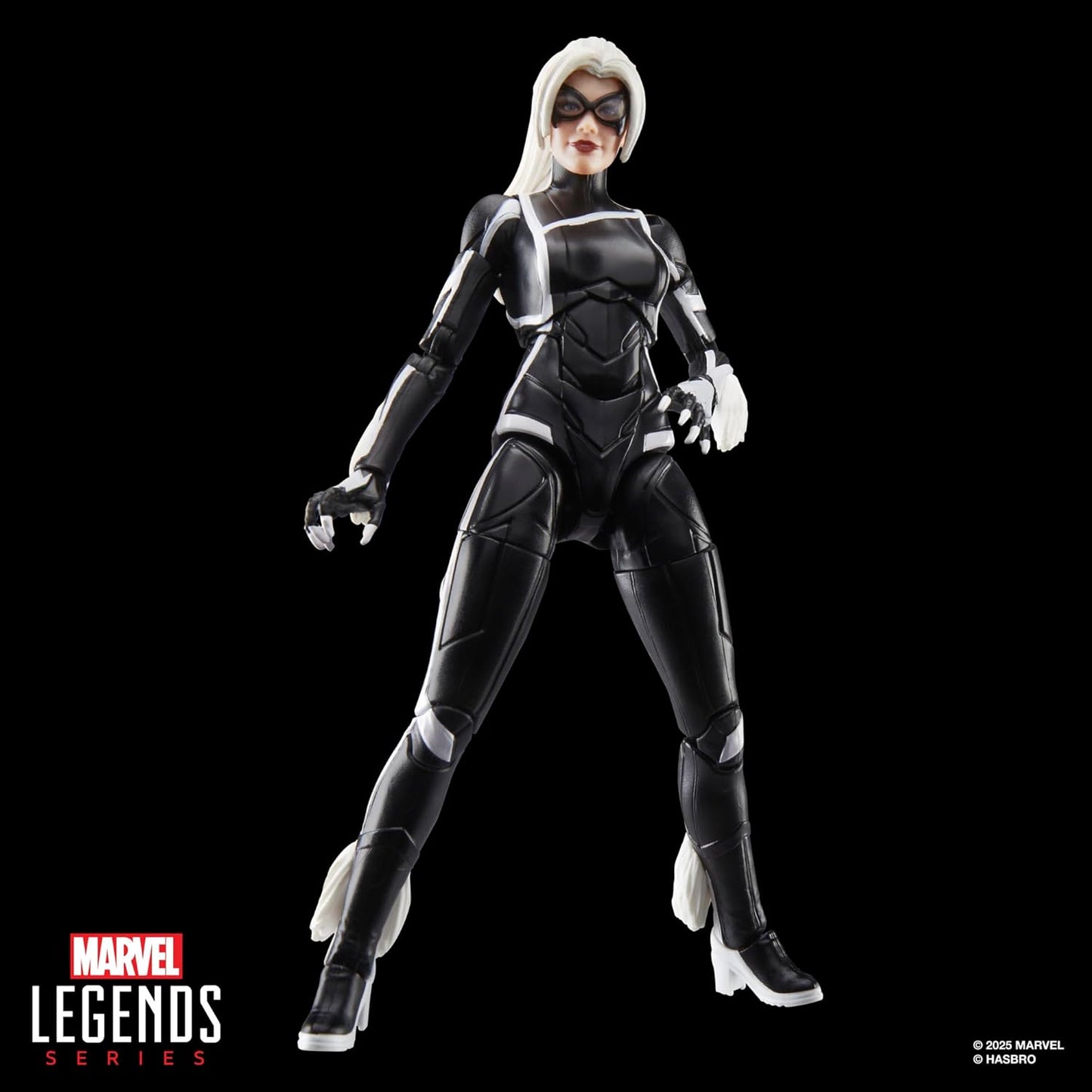 Spider-Man Marvel Legends Series Gamerverse Black Cat Felicia Hardy, 2 Video Game-Inspired Collectible 6 Inch Action Figure