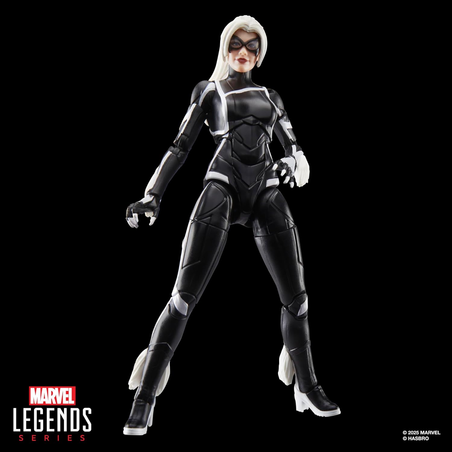 Spider-Man Marvel Legends Series Gamerverse Black Cat Felicia Hardy, 2 Video Game-Inspired Collectible 6 Inch Action Figure