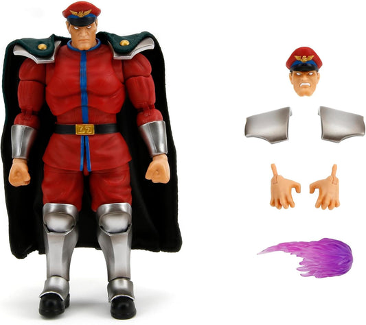 Jada Toys Street Fighter M. Bison Action Figure 6-Inch Size