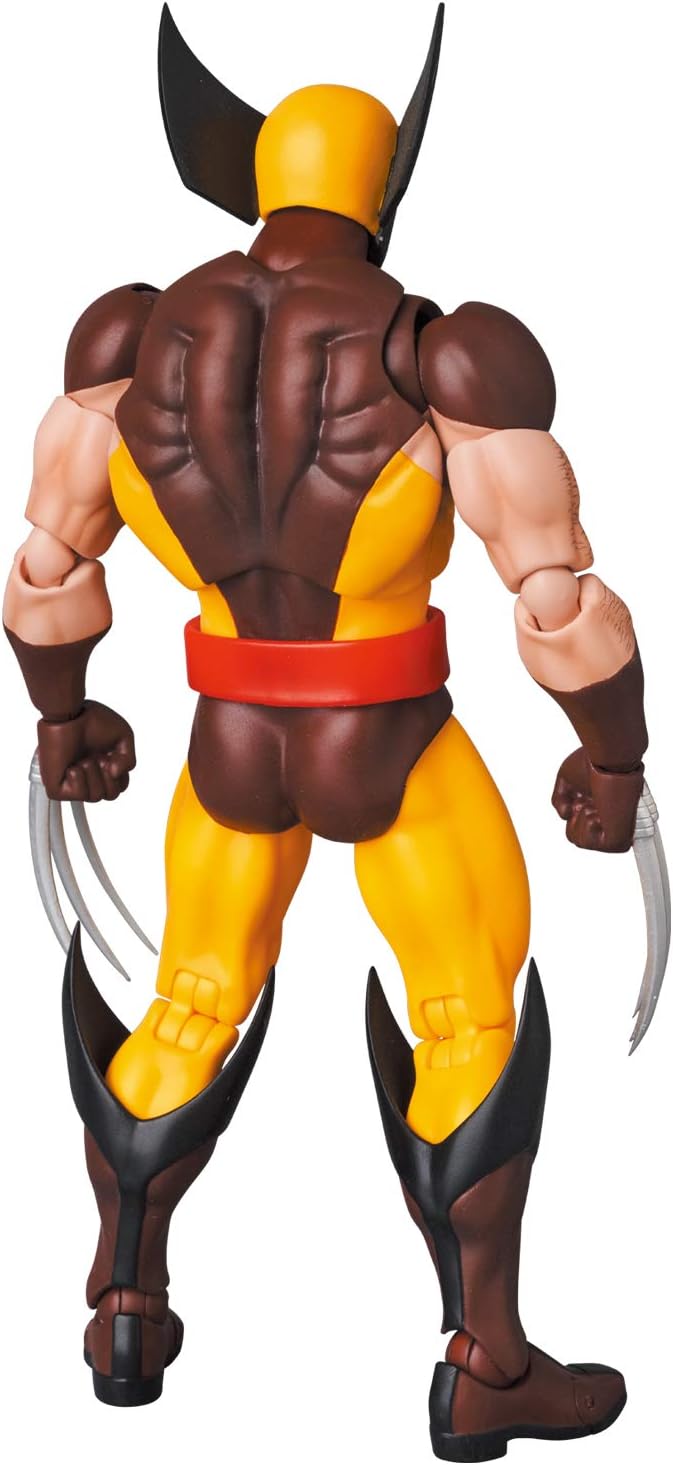Marvel Wolverine (Brown Comic Ver.) MAFEX Action Figure (Reissue)