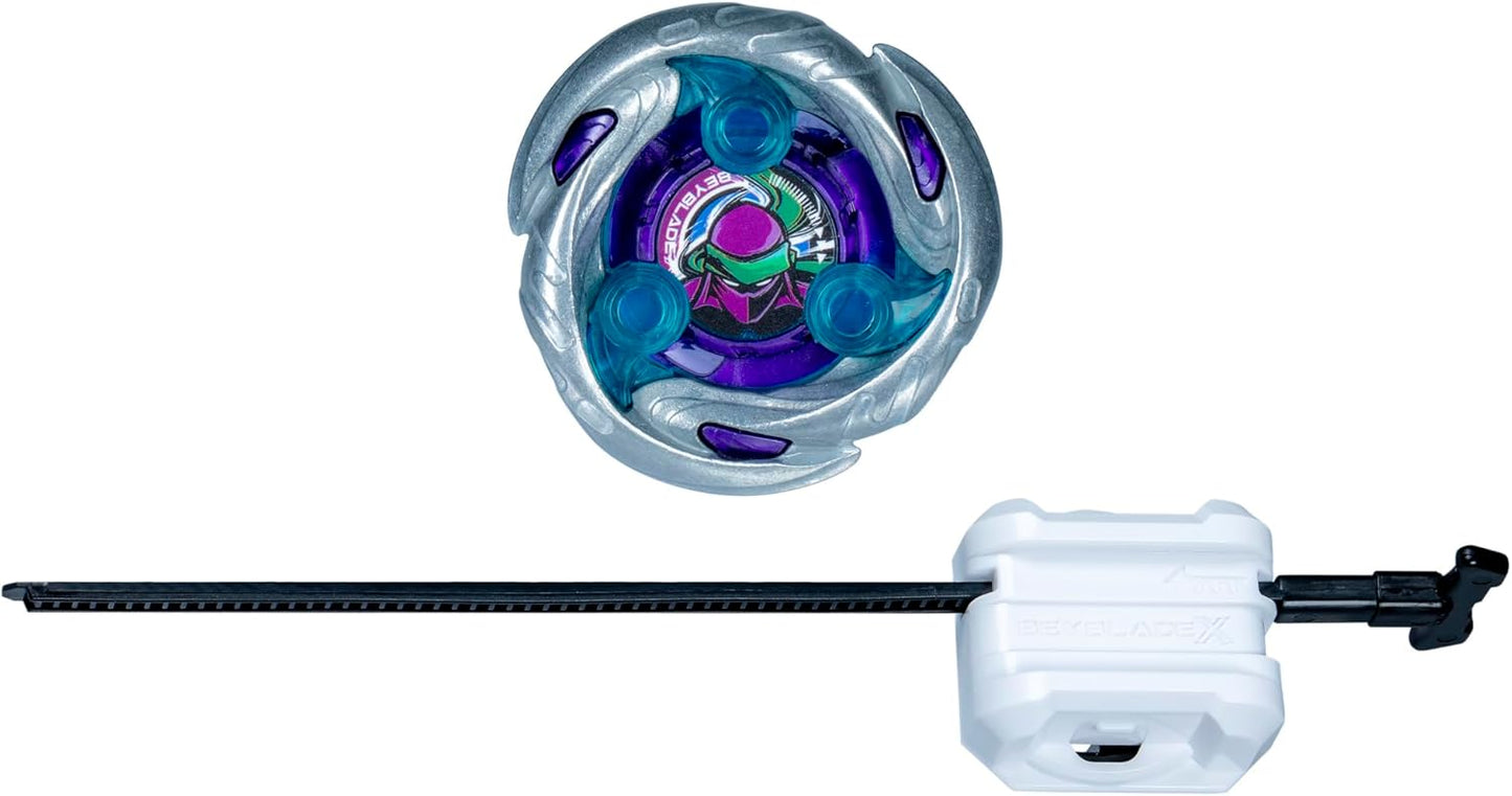 Beyblade X Shadow Shinobi 1-80MN UX Starter Pack Set with Defense Type Top and Launcher