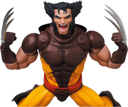 Marvel Wolverine (Brown Comic Ver.) MAFEX Action Figure (Reissue)