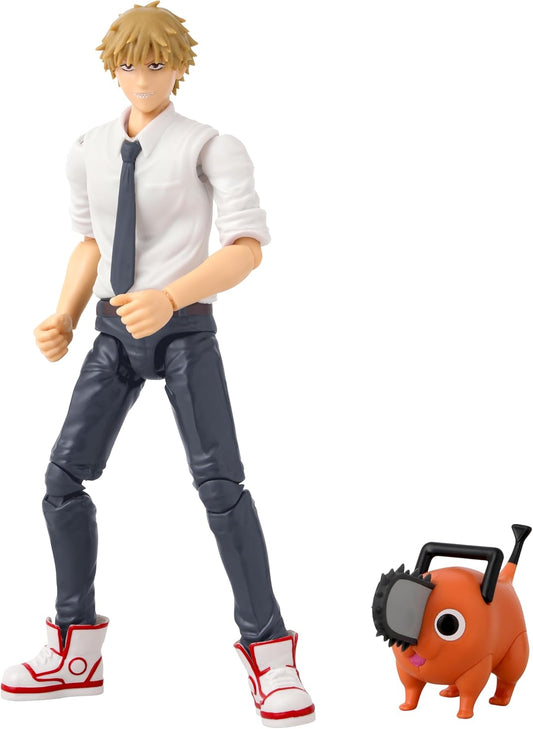 Chainsaw Man Anime Heroes Denji and Pochita Action Figure