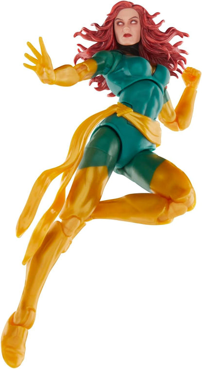 Marvel Legends Series Jean Grey with Phoenix Force Display, Deluxe X-Men Comics Collectible 6-Inch Action Figure
