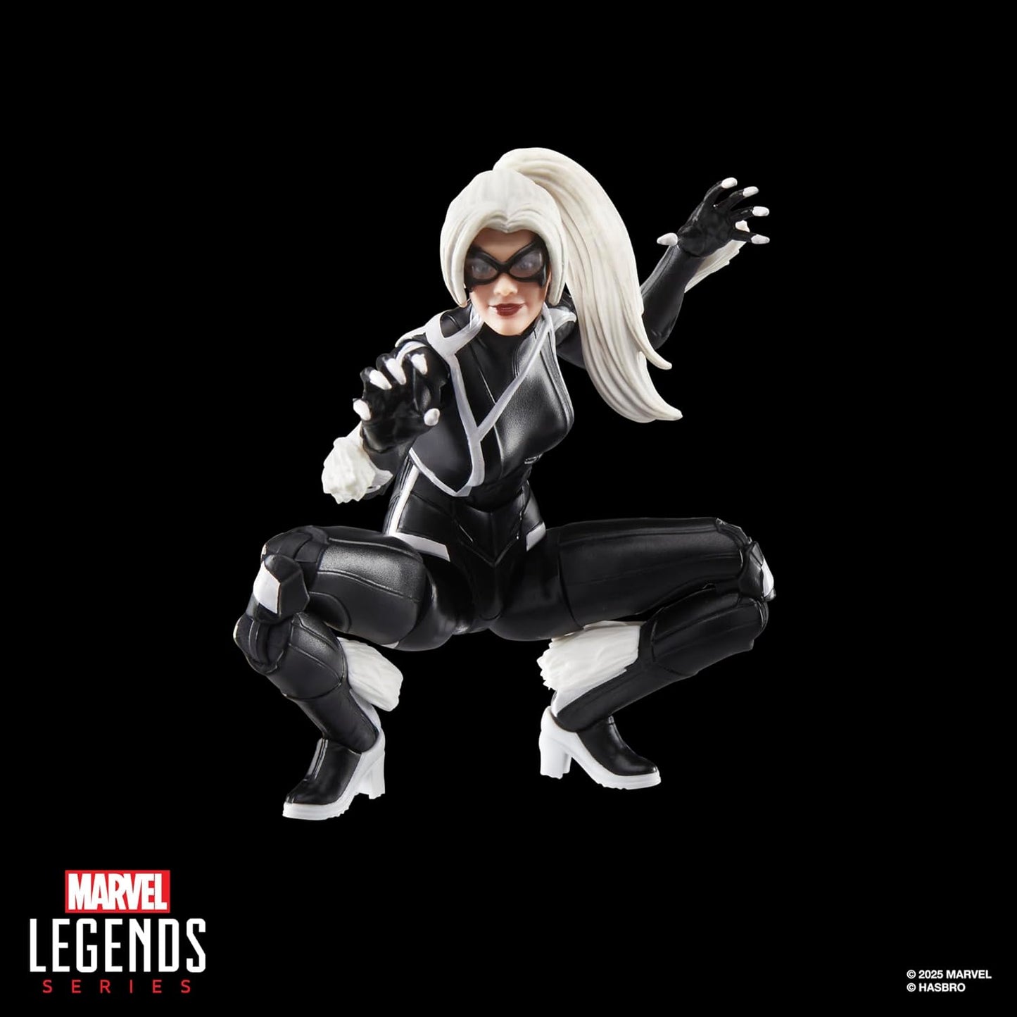Spider-Man Marvel Legends Series Gamerverse Black Cat Felicia Hardy, 2 Video Game-Inspired Collectible 6 Inch Action Figure