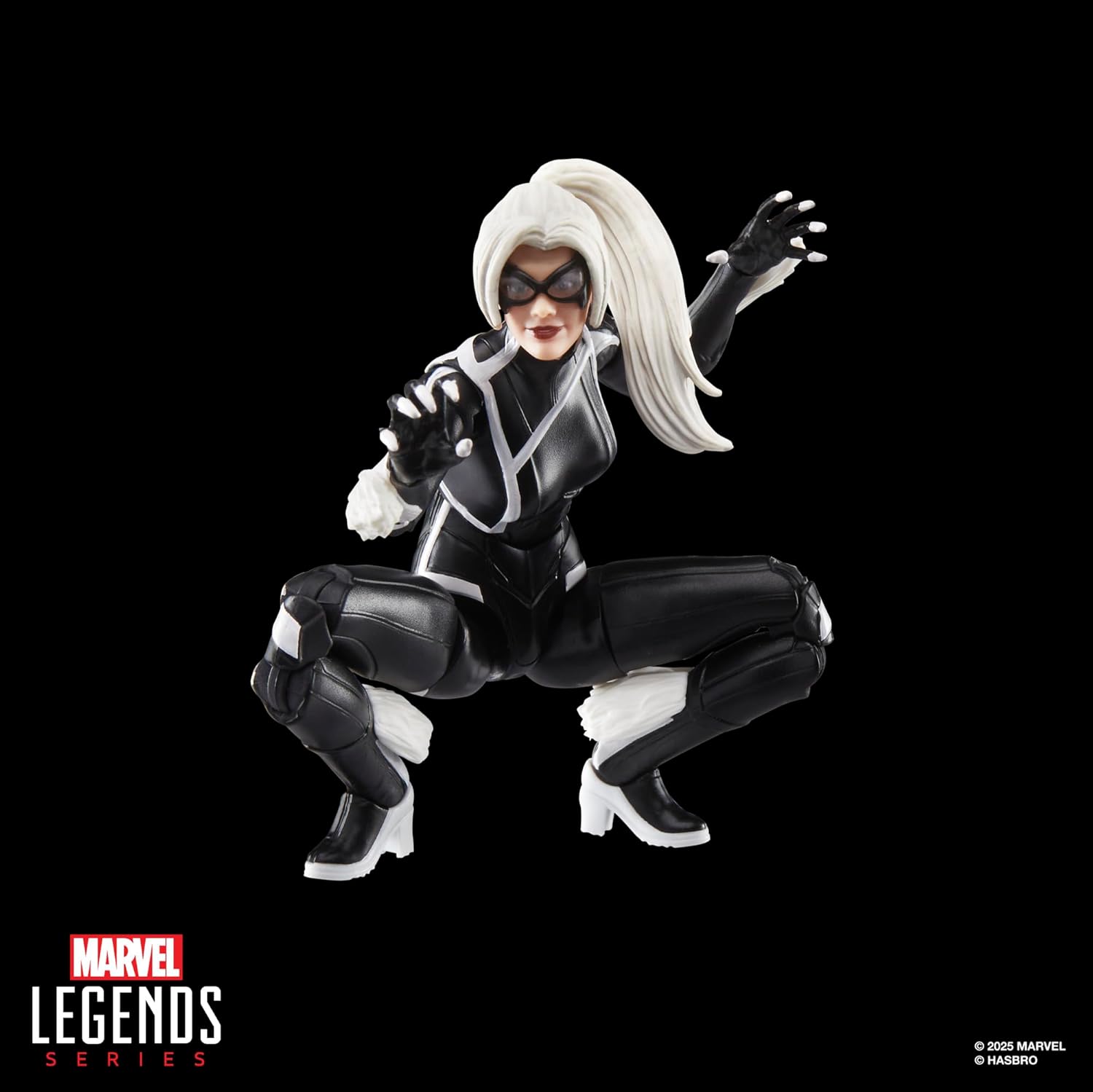 Spider-Man Marvel Legends Series Gamerverse Black Cat Felicia Hardy, 2 Video Game-Inspired Collectible 6 Inch Action Figure