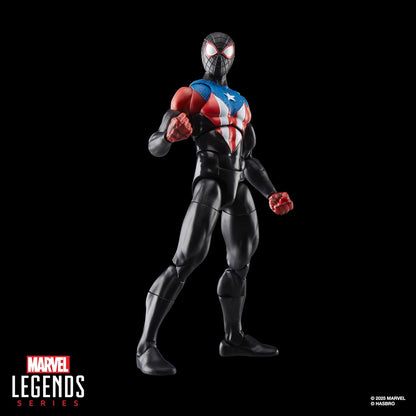 Spider-Man Marvel Legends Series Gamerverse Miles Morales Boricua Suit, 2 Video Game-Inspired Collectible 6 Inch Action Figure